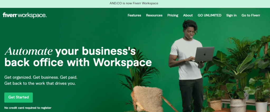 Les 10 Meilleures Plateformes pour Facturer ses Clients : Fiverr Workspace